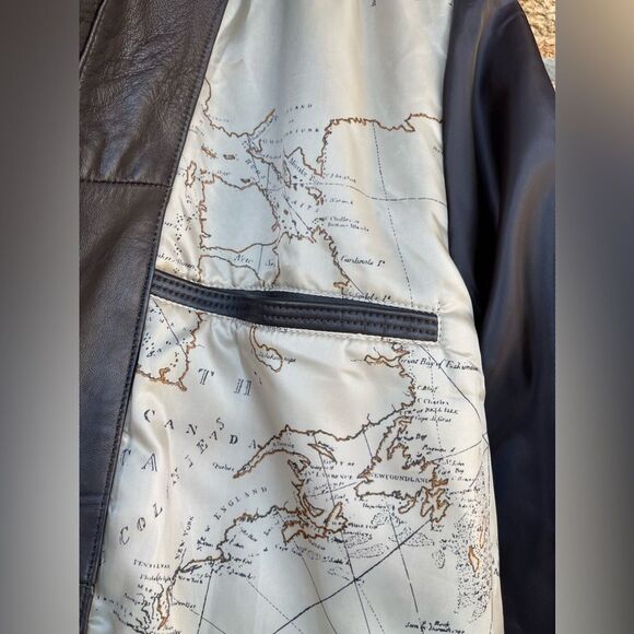 RoundTree & Yorke Lamb Skin Leather pilot jacket large - Picture 11 of 17